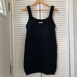 🥥 Zara Knit Black Sweater Dress Medium
